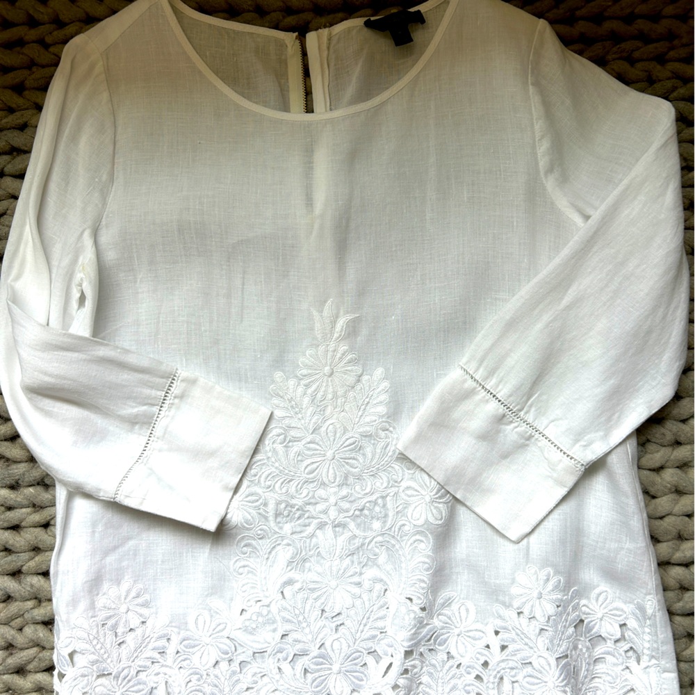 J. Crew linen top